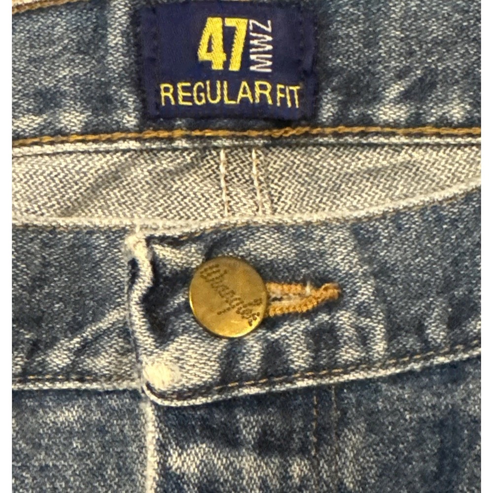 Wrangler 47MWZ Regular Fit Jeans Mens 36x30‎ Made in Mexico USA Fabric - Picture 5 of 6